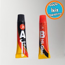 Nzb Çok Amaçlı Güçlü Ikiz Yapıştırıcı Süper Etkili Metal Plastik Ahşap Hızlı Kuruyan Süper Yapıştırıcı