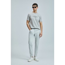 Lufian Helt Spor 5 Cep Erkek Pantolon Slim Fit Stone