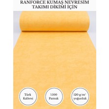 Fabricstown Ranforce Kumaş Nevresim Dikimi Için – %100 Pamuk, 240 cm × 100 Cm, Mermer Desen V-18