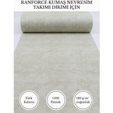 Fabricstown Ranforce Kumaş Nevresim Dikimi Için – %100 Pamuk, 240 cm × 100 Cm, Mermer Desen V-48