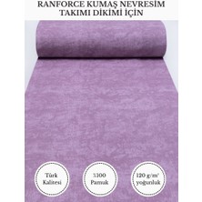 Fabricstown Ranforce Kumaş Nevresim Dikimi Için – %100 Pamuk, 240 cm × 100 Cm, Mermer Desen V-30