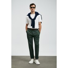 Lufian Rumı Smart Erkek Chino Pantolon Slim Fit Lacivert