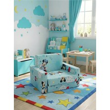 Lensa Home Çocuk Koltuğu Komple Sünger Katlanabilir Yataklı (0-4 Yaş) Su Yeşili