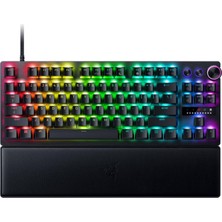 Huntsman V3 Pro Tenkeyless - Sayısal Tuş Takımsız Analog Optik E-Spor Klavye - Tap & Hızlı Yangın Tetikleyici (Kontrol Cihazı, Pbt Tuş Başlıkları) Abd Düzeni | Siyah