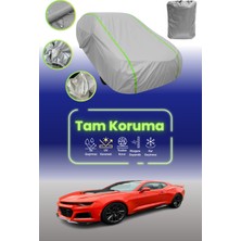 Dokaca Neo Gri Neon Fitilli Chevrolet Camaro Zl1 2012 - 2021 Uyumlu Araba Brandası Koruma Örtüsü