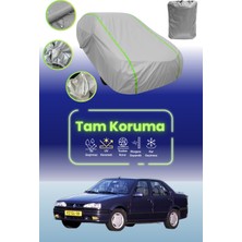 Dokaca Neo Gri Neon Fitilli Renault 19 Uyumlu Oto Branda Araba Brandası Koruma Örtüsü