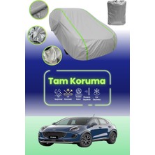 Dokaca Neo Gri Neon Fitilli Ford Puma Uyumlu Oto Branda Araba Brandası Koruma Örtüsü