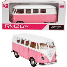 1:32 Rmz City Pembe Serisi Die Cast Model Araba - Volkswagen T1 Transporter