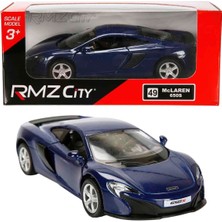 1:32 Rmz City Avrupa Serisi Die Cast Çek Bırak Model Araba - Lacivert Mclaren 650S