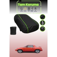 Dokaca Neo Siyah Neon Fitilli Suzuki X-90 Uyumlu Oto Branda Araba Brandası Koruma Örtüsü