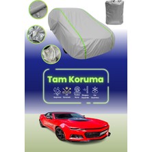 Dokaca Neo Gri Neon Fitilli Chevrolet Camaro Convertible 2016 - 2018 Uyumlu Araba Brandası Koruma Örtüsü