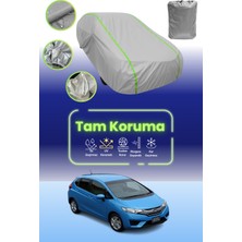 Dokaca Neo Gri Neon Fitilli Honda Jazz/fit 2013 - 2017 Uyumlu Araba Brandası Koruma Örtüsü