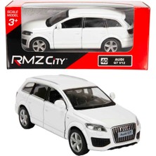 1:32 Rmz City Jeep Serisi Die Cast Çek Bırak Model Araba - Beyaz Audi Q7 V12