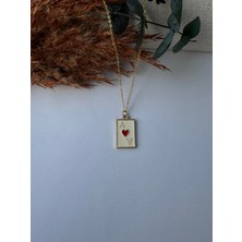 M Miel Kadın Kupa As Model Paslanmaz Çelik Kolye