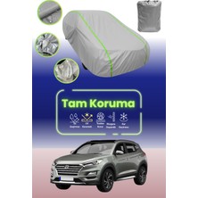 Dokaca Neo Gri Neon Fitilli Hyundai Tucson Uyumlu Oto Branda Araba Brandası Koruma Örtüsü