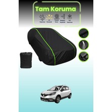 Dokaca Neo Siyah Neon Fitilli Renault Scenic 3 Xmod Uyumlu Oto Branda Araba Brandası Koruma Örtüsü