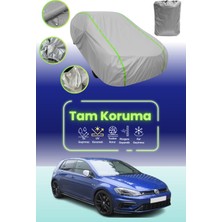 Dokaca Neo Gri Neon Fitilli Volkswagen Golf Vıı 5 Kapılı 2017 - 2019 Uyumlu Araba Brandası Koruma Örtüsü