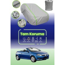 Dokaca Neo Gri Neon Fitilli Opel Tigra Twin Top 2005 - 2009 Uyumlu Araba Brandası Koruma Örtüsü