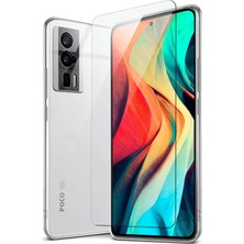 Teleplus Xiaomi Poco F5 Pro Kılıf Tpu Jelly Süper Siilikon ve Ekran Koruyucu