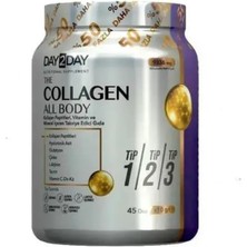 DAY2DAY The Collagen All Body Toz Form 45 Doz 9336 mg Kolajen Peptidi İçeren Besin Takviyesi