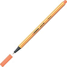 Belirtilmemiş Point 88 Fineliner 0.4mm Keçe Uçlu Kalem 88/054 Floresan Turuncu