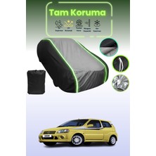 Dokaca Neo Siyah_gri_siyah Neon Fitilli Suzuki Igni.s Sport 2003 - 2006 Uyumlu Koruma Örtüsü Araba Brandası