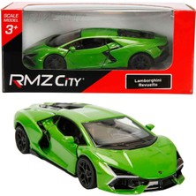 1:32 Rmz City Lamborghini Serisi Die Cast Çek Bırak Model Araba - Yeşil Lamborghini Revuelto