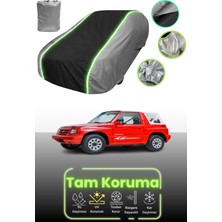 Dokaca Neo Gri.siyah.gri Neon Fitilli Suzuki Sidekick Uyumlu Araba Brandası Koruma Örtüsü