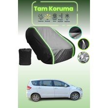 Dokaca Neo Siyah_gri_siyah Neon Fitilli Suzuki Ertiga 2012 - 2021 Uyumlu Koruma Örtüsü Araba Brandası