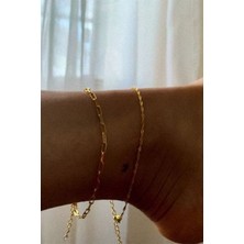 M Miel Kadın Gold Ikili Kombin Halhal