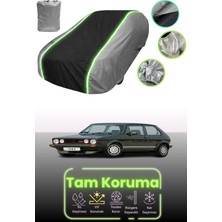 Dokaca Neo Gri.siyah.gri Neon Fitilli Volkswagen Golf Iı 3 Kapılı 1983 - 1992 Uyumlu Koruma Örtüsü
