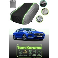 Dokaca Neo Gri.siyah.gri Neon Fitilli Suzuki Dzire 3 Uyumlu Araba Brandası Koruma Örtüsü