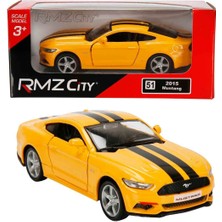 1:32 Rmz City Amerikan Serisi Die Cast Çek Bırak Model Araba - Sarı 2015 Mustang