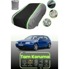 Dokaca Neo Gri.siyah.gri Neon Fitilli Volkswagen Golf Iv R32 2002 - 2004 Uyumlu Araba Brandası Koruma Örtüsü