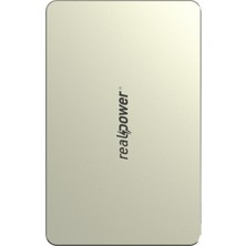 Realpower 5000MAH R Mag Air Magsafe 20W Hızlı Manyetik Wireless Powerbank Natürel Titanyum Mp-5knt