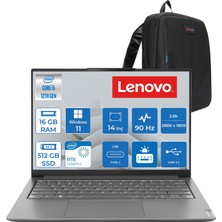 Lenovo Yoga Slim 7 Pro Intel Core I5 1240P 16GB 512GB SSD Iris Xe Graphics 14" 2.8k IPS 400NITS 90Hz Windows 11 Home Taşınabilir Bilgisayar 82SV009QTXH01 + Zettaçanta