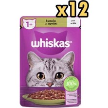 Whiskas Pouch Jöle Içinde Kuzulu Yetişkin Kedi Konservesi 85GR x 12 Adet