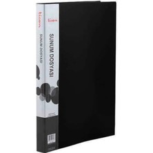 Belirtilmemiş Sunum Dosyası A4 100'LÜ Siyah 1 Adet