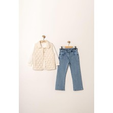 MİNİM Çocuk Tk Kız Çocuk Yelekli Takım