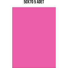 Belirtilmemiş Fon Kartonu 50X70 cm 5 Adet Fuşya