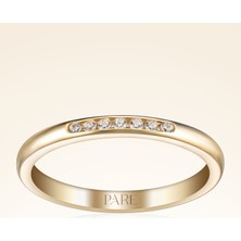 Pare Pırlanta 0,07 Karat Gömme Pırlantalı Kadın Alyans