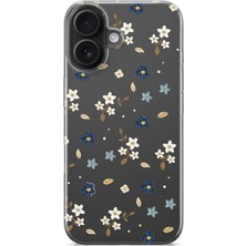 Manitoba Iphone 16 Plus Uyumlu Baskılı Yumuşak Silikon Şeffaf Telefon Kılıfı