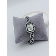 Lagül Aksesuar 316L Çelik Kararmaz Suya Dayanıklı Bileklik Model Kordon Kadın Saat