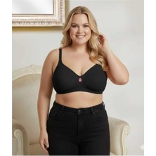 Nariya Kadın Büyük Beden Sütyen Süngersiz Balensiz Penye Kumaş Toparlayıcı Günlük Sütyen Battal Çamaşır