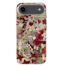 Manitoba Iphone 17 Air Uyumlu Baskılı Yumuşak Silikon Şeffaf Telefon Kılıfı