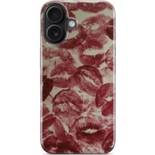 Manitoba Iphone 16 Uyumlu Baskılı Yumuşak Silikon Şeffaf Telefon Kılıfı