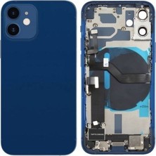 OEM Iphone 12 Uyumlu Kasa Dolu Bataryasız - Mavi