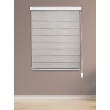 Perdego Gelincik Serisi Kırçıllı Krem Renk - Yüksek Kaliteli Bambu Zebra Perde