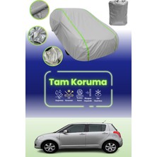 Dokaca Neo Gri Neon Fitilli Suzuki Swift 5 Kapılı 2005 - 2009 Uyumlu Araba Brandası Koruma Örtüsü