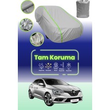 Dokaca Neo Gri Neon Fitilli Renault Megane Hb Hatchback Uyumlu Araba Brandası Koruma Örtüsü